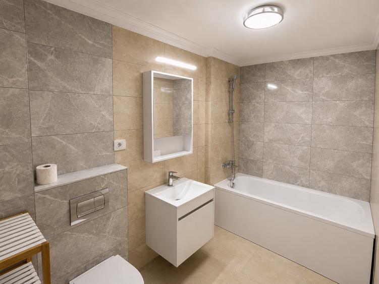Apartament cu 3 camere semidecomandat în Kamsas