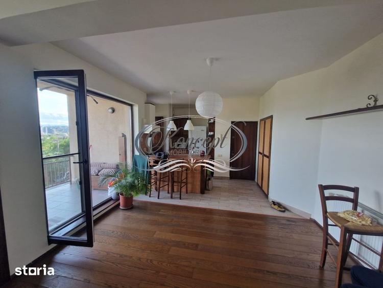 Apartament cu 2 camere semidecomandat, mobilat în Dâmbul Rotund