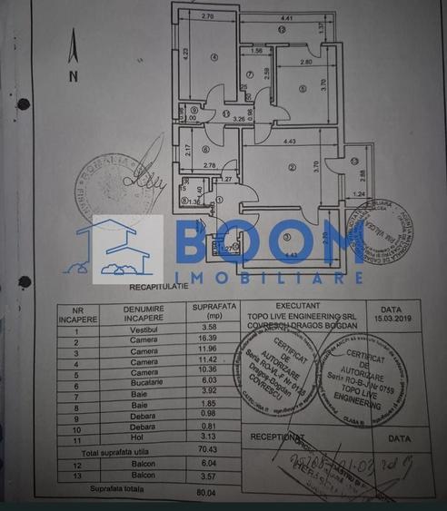 Apartament cu 4 camere decomandat în Traian