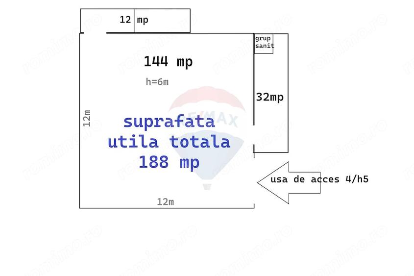 Spațiu comercial, de 188 mp, în Uzina 2