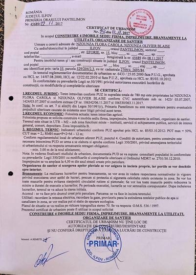 Teren de 390 mp, în Exterior Vest