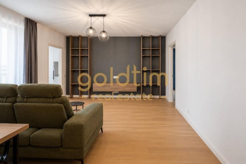 Apartament cu 3 camere semidecomandat, mobilat în Pipera