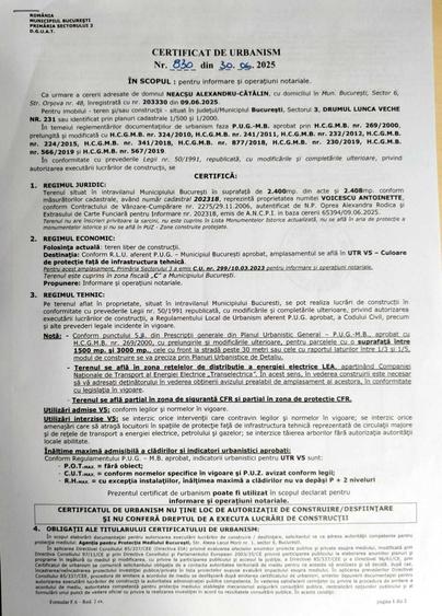 Teren de 2400 mp, în Splaiul Unirii