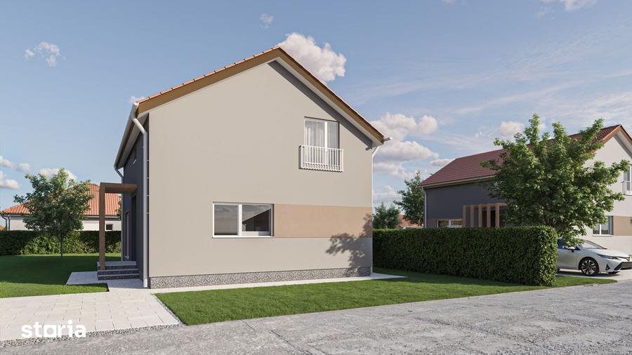 Casă cu 4 camere cu Teren 608 Mp în Prejmer
