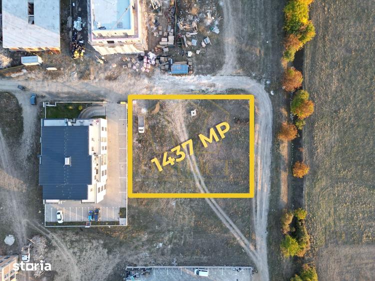 Teren de 1437 mp, în Torontalului