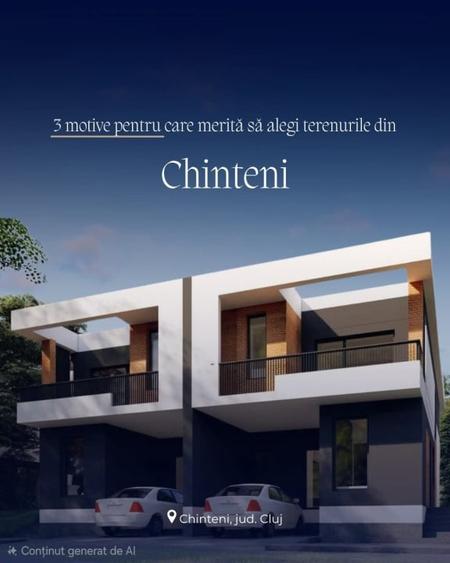 Teren Construcții intravilan de 500 mp, în Chinteni