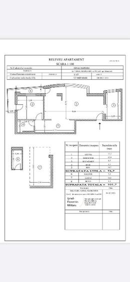 Apartament cu 2 camere decomandat, mobilat în Herăstrău
