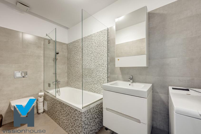 Apartament cu 2 camere semidecomandat, mobilat în Herăstrău
