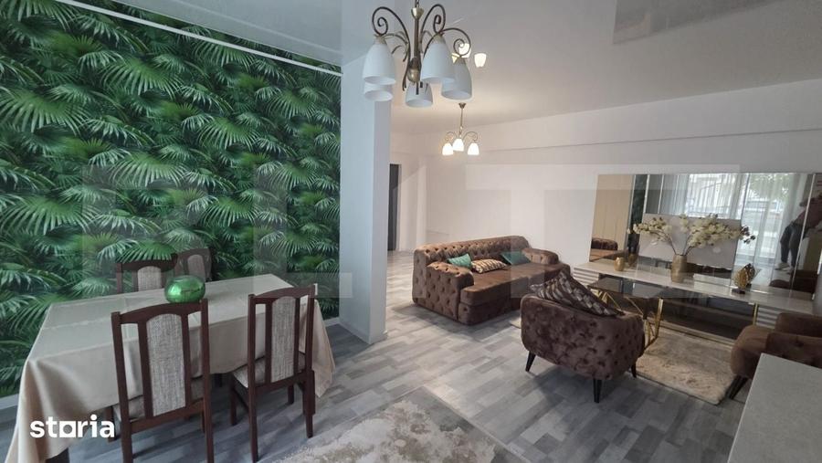 Apartament cu 3 camere semidecomandat în Exterior Nord