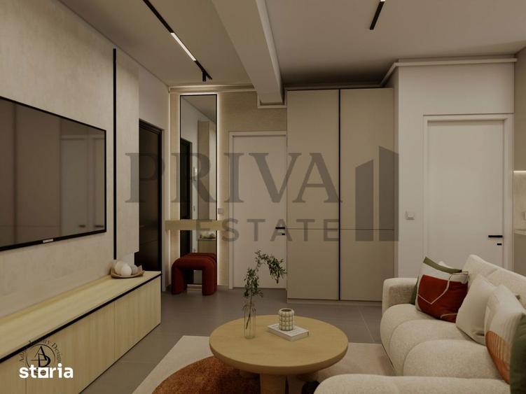 Apartament cu 2 camere, mobilat în Sud