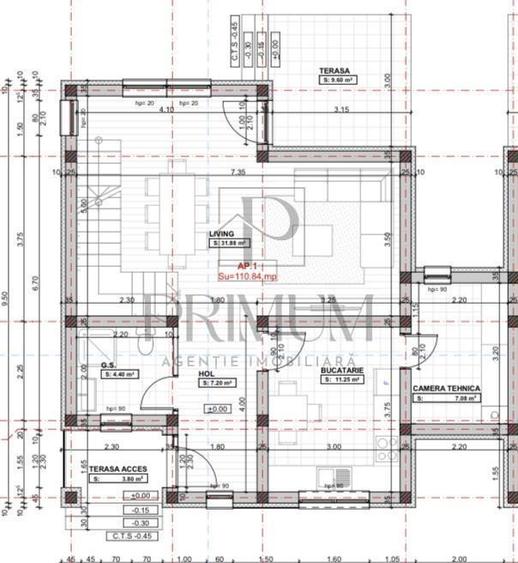 Duplex cu 4 camere cu Teren 260 Mp în Giroc