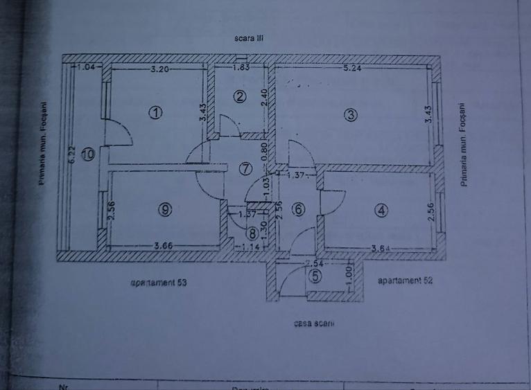 Apartament cu 3 camere în Central