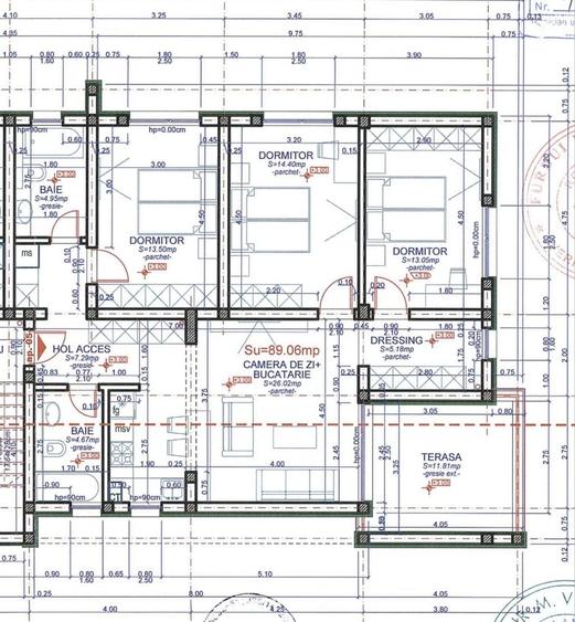 Apartament cu 3 camere în Dumbrăvița