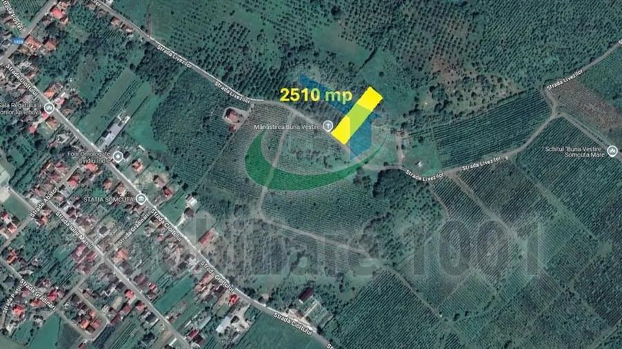 Teren de 2510 mp, în Șomcuta Mare