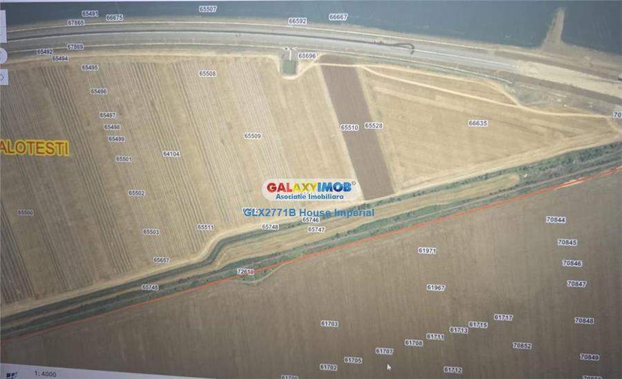 Teren Construcții intravilan de 54800 mp, în Tunari