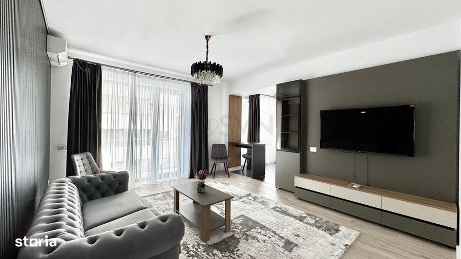 Apartament cu 2 camere, mobilat în Nord