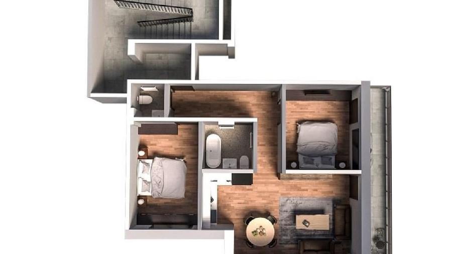 Apartament cu 3 camere decomandat în Central