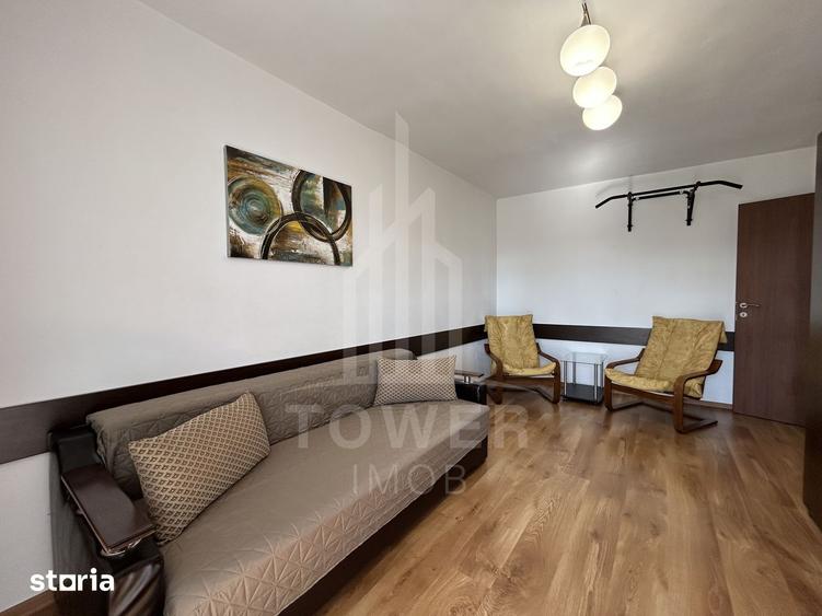Apartament cu 3 camere decomandat, mobilat în Central