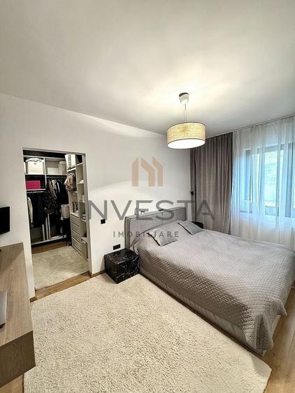 Apartament cu 2 camere semidecomandat, mobilat în Borhanci