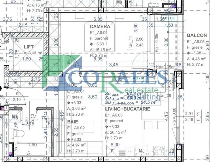 Apartament cu 2 camere decomandat în Șagului
