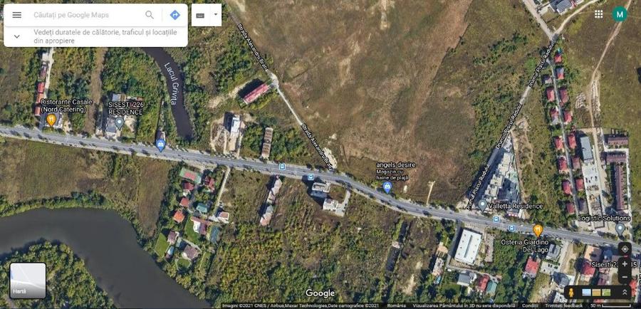 Teren de 1350 mp, în Sisești