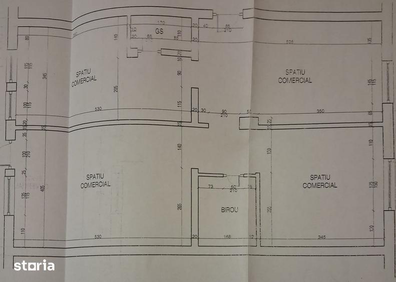 Spațiu comercial, de 80 mp, în Burdea