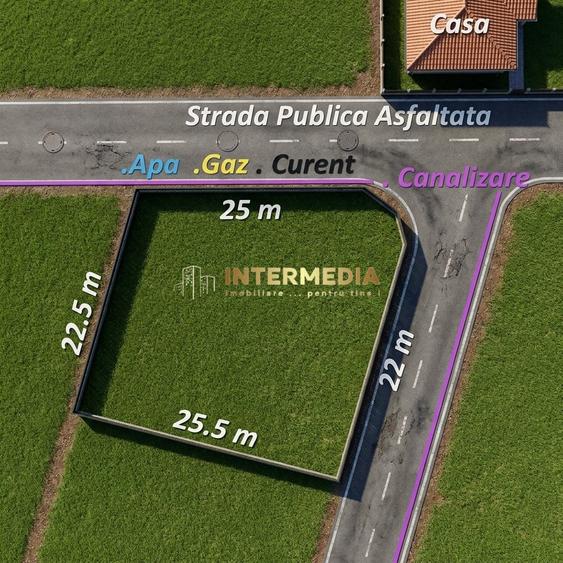 Teren Construcții intravilan de 663 mp, în Ampoi 3