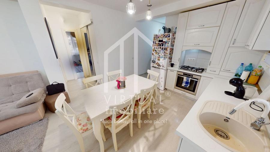 Apartament cu 3 camere, 58mp utili + curte 74mp, parcare, Selimbar - 5