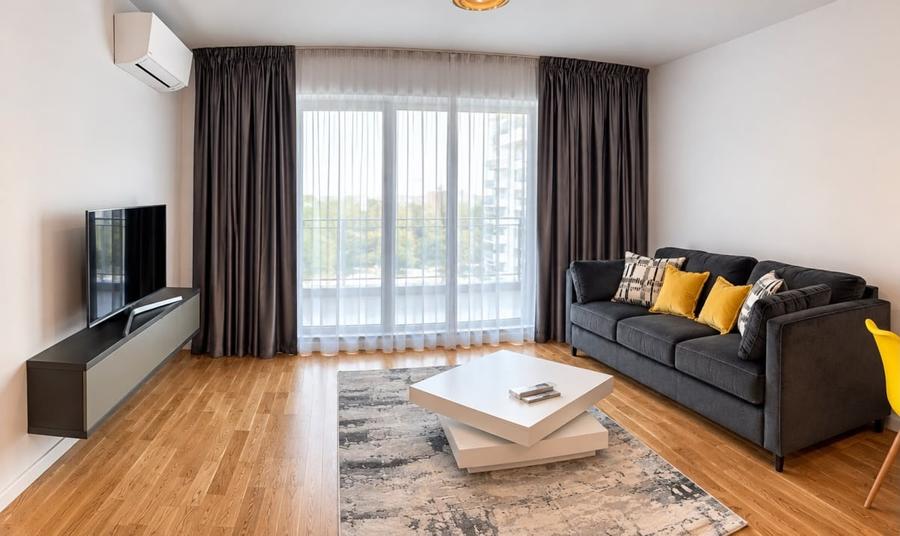 Apartament cu 2 camere, mobilat în Domenii