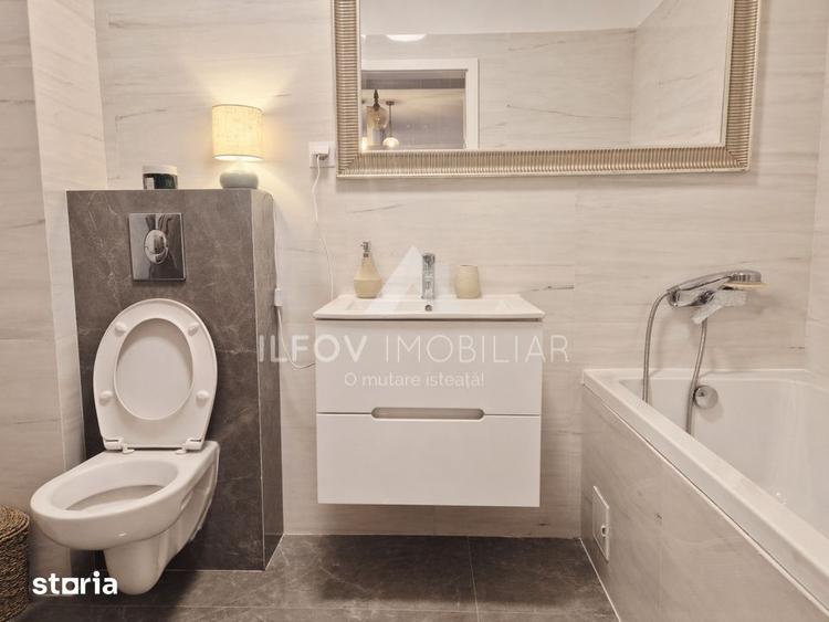 Apartament cu 2 camere, mobilat în Tunari