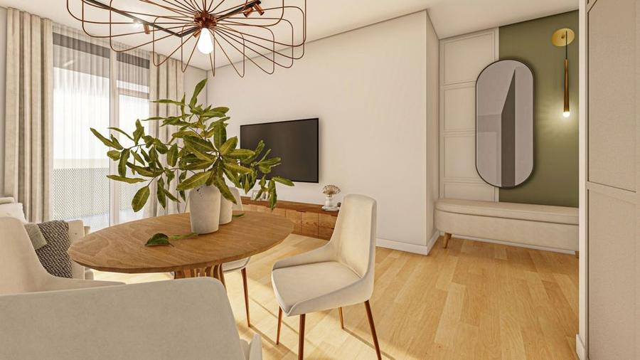 Apartament cu 2 camere decomandat, mobilat în Aurel Vlaicu