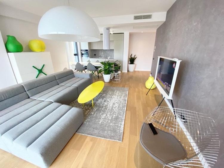 Apartament cu 3 camere decomandat, mobilat în Herăstrău
