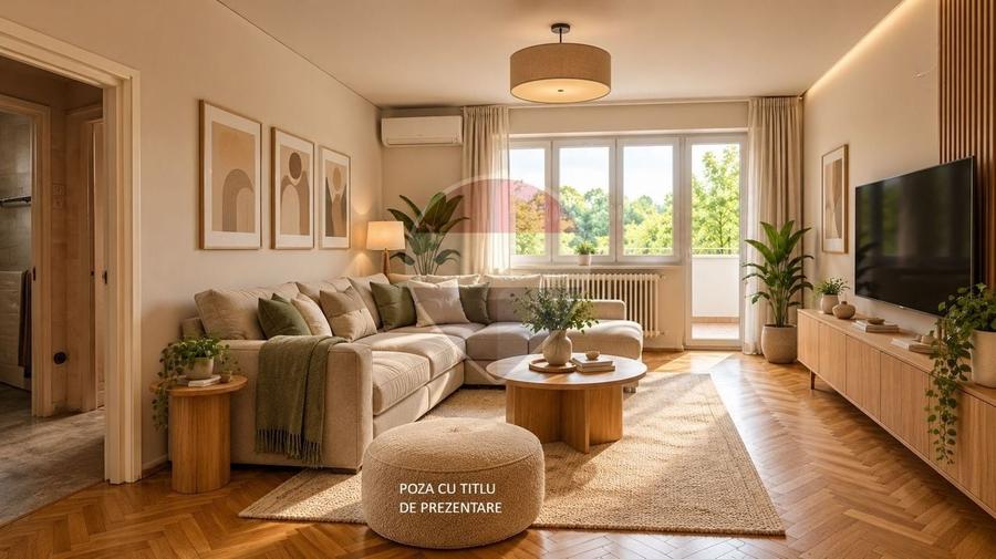 Apartament cu 4 camere semidecomandat în Titan