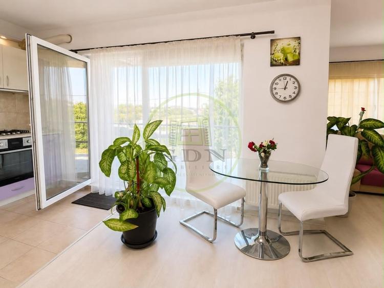 Apartament cu 2 camere semidecomandat, mobilat în Băneasa