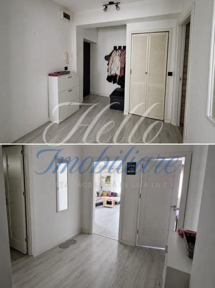 Apartament cu 2 camere semidecomandat, mobilat în Baciu