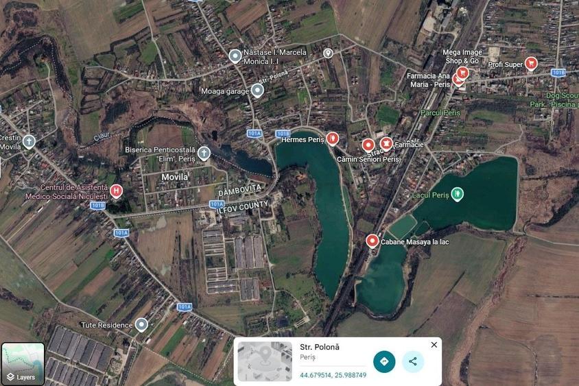 Teren agricol intravilan de 5906 mp, în Periș