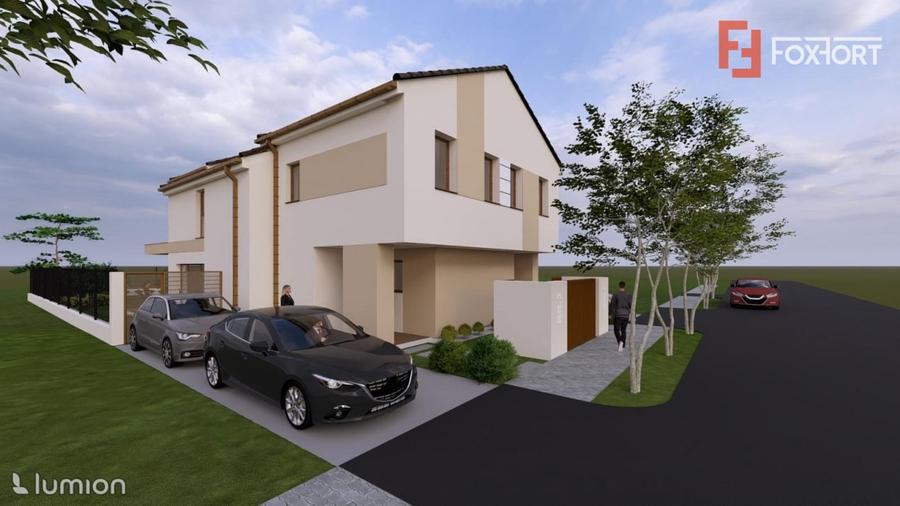 Duplex cu 4 camere cu Canalizare în Dumbrăvița