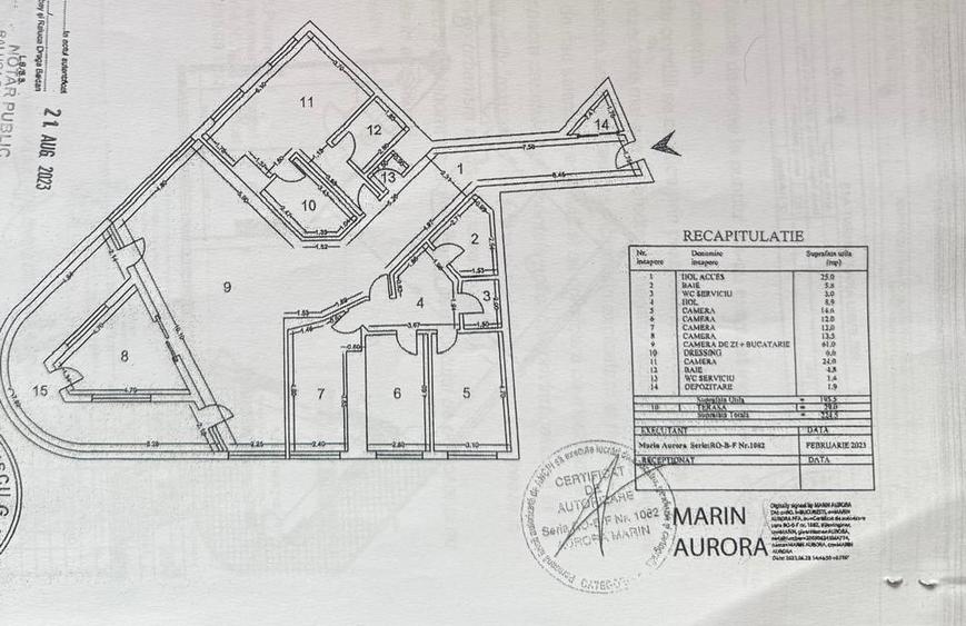 Apartament cu 4 camere decomandat, mobilat în Șoseaua Nordului