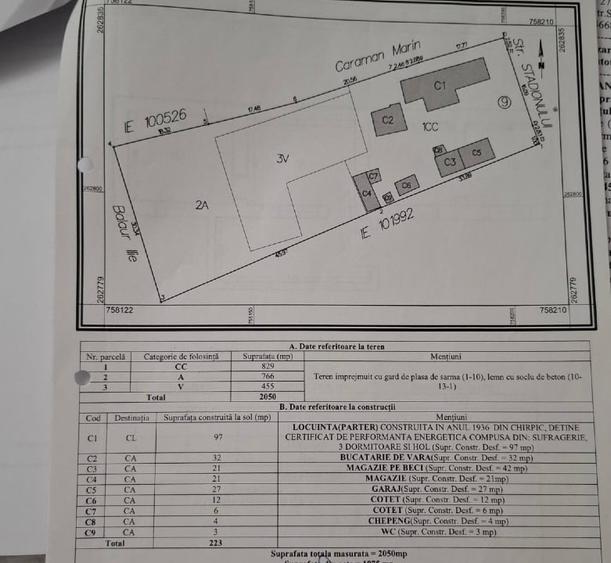 Casă individuală cu 4 camere cu Canalizare în Central