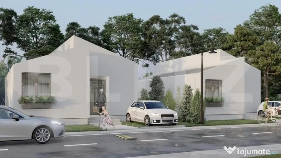 Casă cu 3 camere cu Teren 256 Mp în Central
