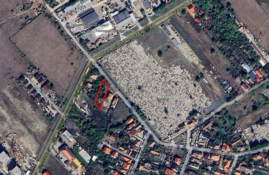 Teren Construcții intravilan de 850 mp, în Mehala