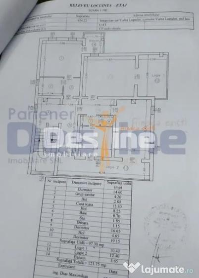 Casă cu 11 camere cu Teren 500 Mp în Valea Lupului