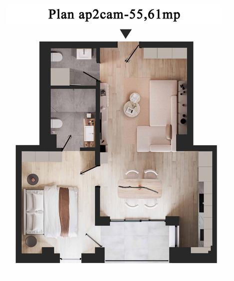 Comision 0%! Prima inchiriere, apartament 2 camere,56 mp,Columna, VIVO - 8