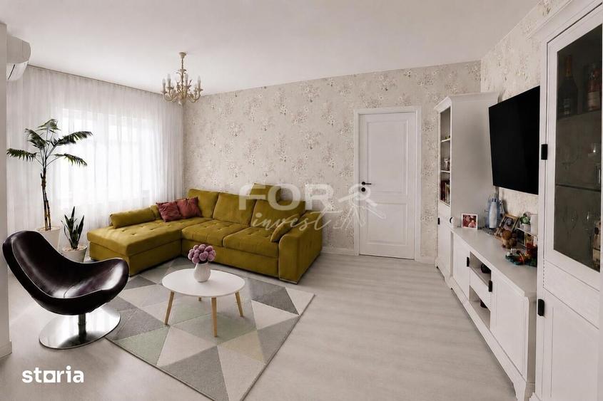 Apartament vanzare, 3 camere mobilat zona strazii Traian Lalescu - 2
