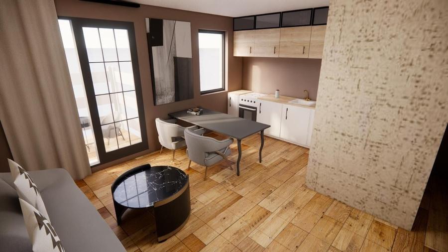 Apartament cu 2 camere decomandat în Freidorf