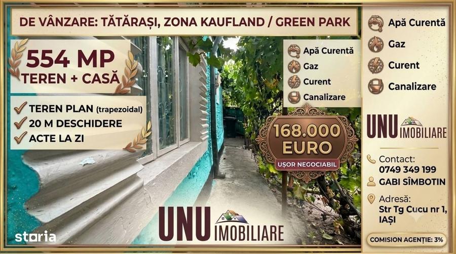 Tatarasi zona Kaufland Green Park Teren 554mp Casa toate utilitatile - 2