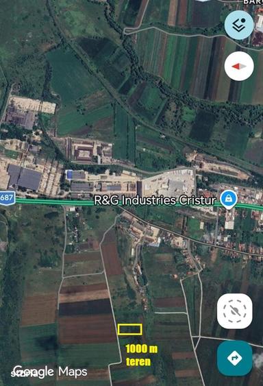 Teren de 1000 mp, în Central