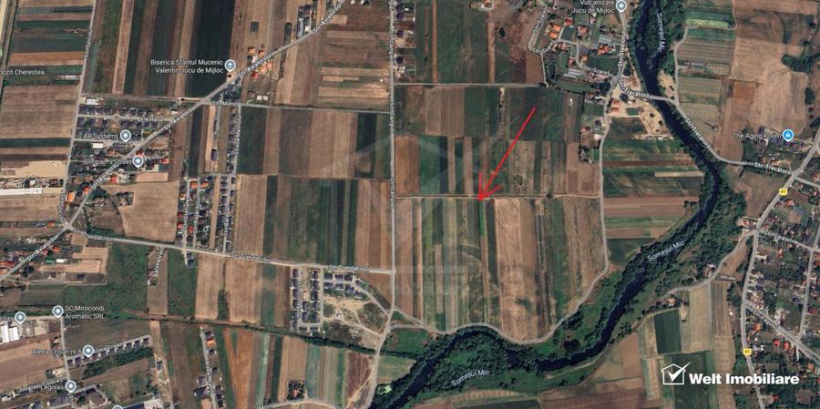 Teren agricol extravilan de 10000 mp, în Jucu de Mijloc