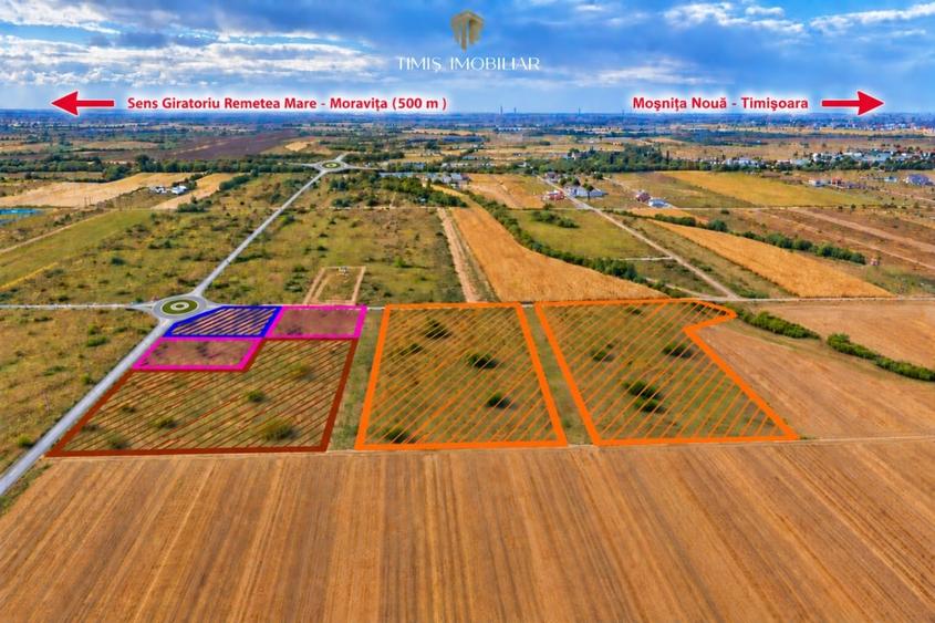 Teren Construcții intravilan de 620 mp, în Moșnița Nouă
