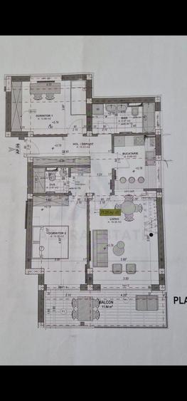 Apartament cu 5 camere decomandat în Cristian